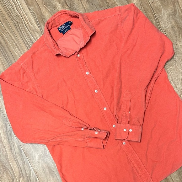 **POLO RALPH LAUREN** vintage corduroy shirt SIZE XL - Picture 3 of 5